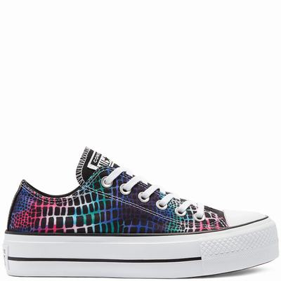 Női Converse Digital Daze Platform Chuck Taylor All Star Tornacipő CO7184592 Fekete/Rózsaszín